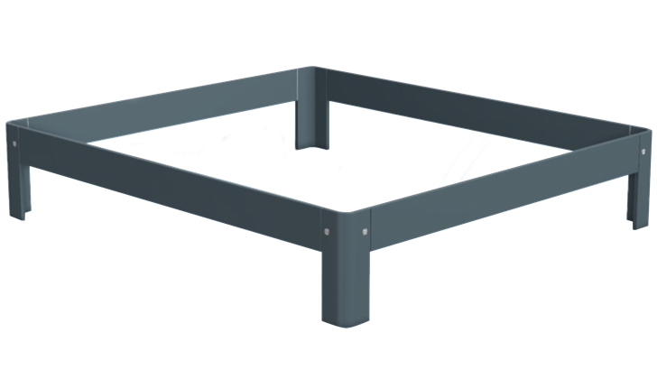 Auping Auronde løs sengeramme 2000 (høj) malet 180x200 cm