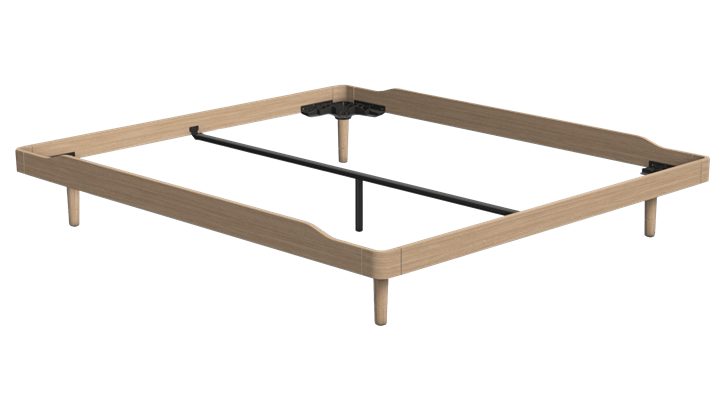 Auping Noa løs sengeramme med ben 200x210 cm lav