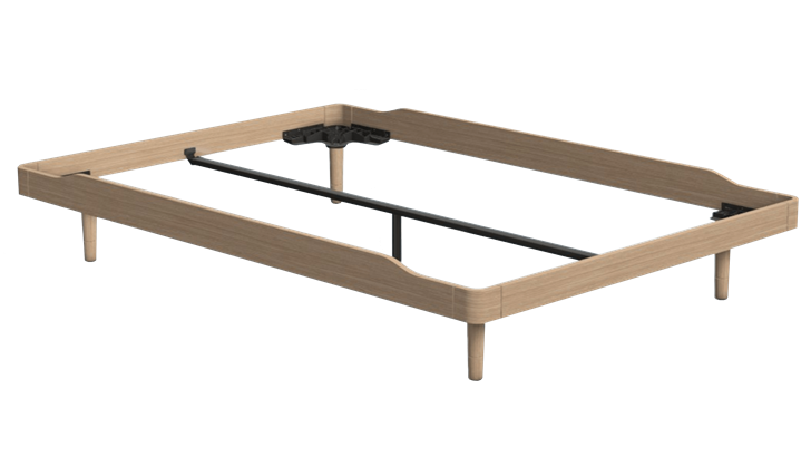Auping Noa løs sengeramme med ben 140x210 cm høj (til 2 bunde)