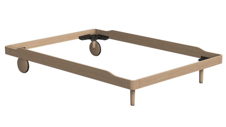 Auping Noa løs sengeramme med hjul 140x210 cm høj (til 1 bund)