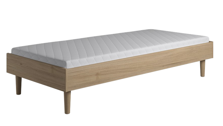 Kaagaard 380 løs sengeramme 85x200 cm oliebehandlet eg