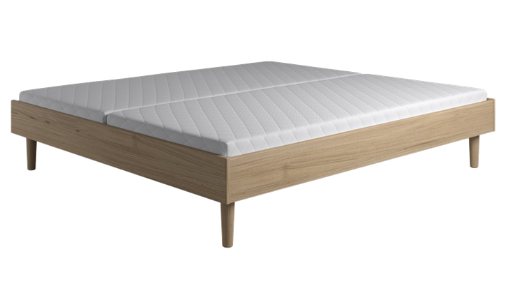 Kaagaard 380 løs sengeramme 160x210 cm oliebehandlet eg