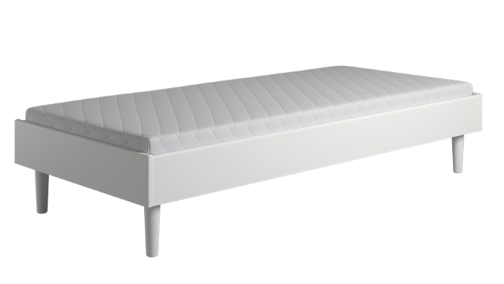 Kaagaard 380 løs sengeramme 90x210 cm hvid malet