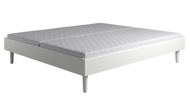 Kaagaard 380 løs sengeramme 180x200 cm hvid malet