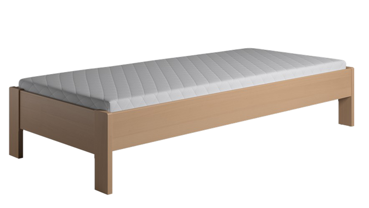 Kaagaard 420 løs sengeramme 90x210 cm lakeret bøg