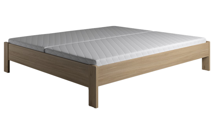 Kaagaard 420 løs sengeramme 180x200 cm oliebehandlet eg