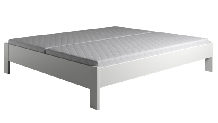 Kaagaard 420 løs sengeramme 160x200 cm hvid malet