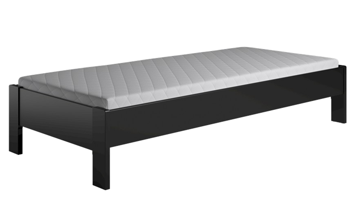 Kaagaard 420 løs sengeramme 85x200 cm sort malet