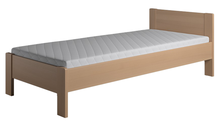 Kaagaard 421 løs sengeramme 90x210 cm lakeret bøg