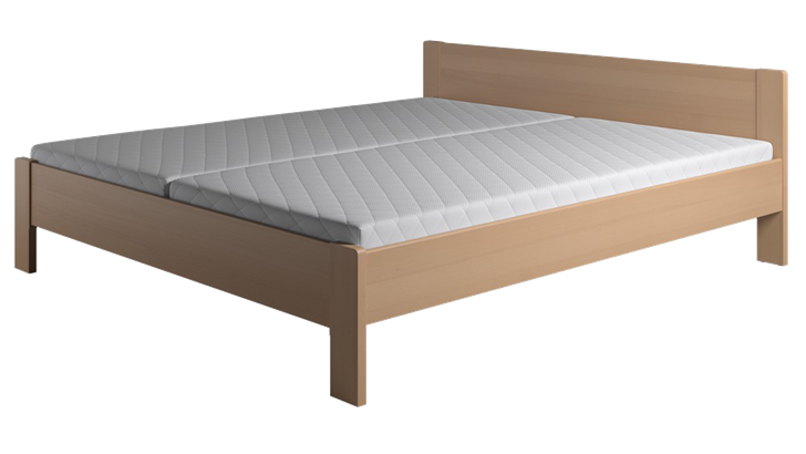 Kaagaard 421 løs sengeramme 160x200 cm lakeret bøg