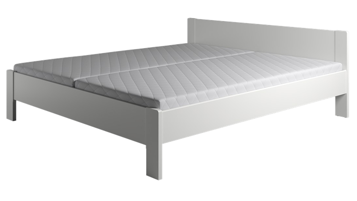 Kaagaard 421 løs sengeramme 160x200 cm hvid malet