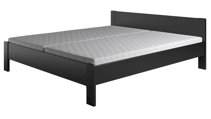 Kaagaard 421 løs sengeramme 180x210 cm sort malet