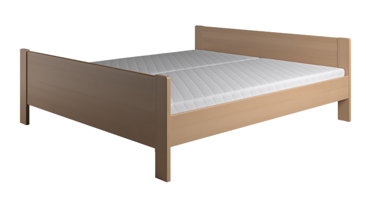 Kaagaard 423 løs sengeramme 140x200 cm lakeret bøg (til 1 bund)