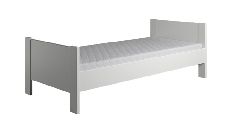 Kaagaard 423 løs sengeramme 90x210 cm hvid malet