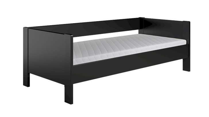 Kaagaard 424 løs sengeramme 80x200 cm sort malet