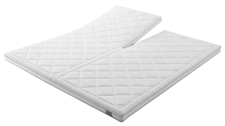 Auping Prestige Rich Pura latex blød topmadras 180x210 cm (U-split 100 cm)