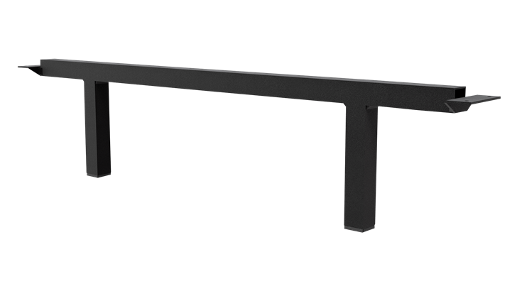 Dunlopillo Floating Optic ben 16 cm sort stål (til sengebredde 120-140 cm) (2 stk.)