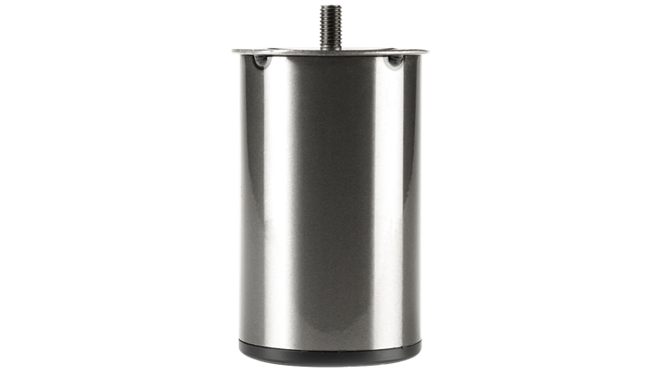 Dunlopillo runde stålben 23 cm grå (Ø 6 cm) (4 stk.)