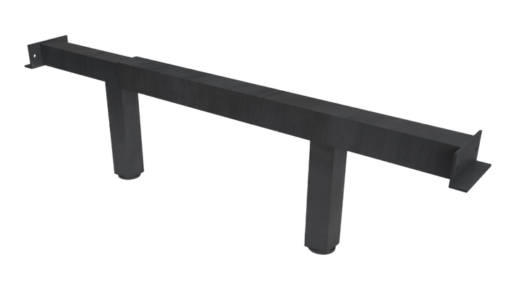 Wonderland Float ben 16 cm sort (til 80-105 cm seng) (2 stk.)