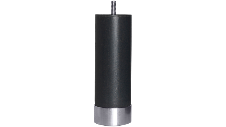 Carpe Diem Beds runde ben 17 cm grå m. aluminiumsfod (4 stk.)