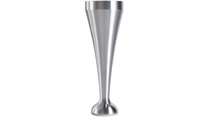 Carpe Diem Beds Classic ben 17 cm aluminium (4 stk.)