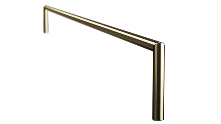 Carpe Diem Beds Reling ben 105x13 cm messing (2 stk.)