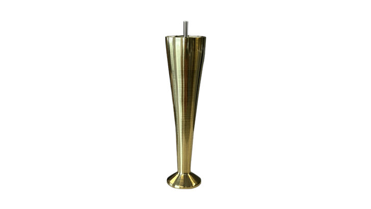 Viva Elegance ben 10 cm messing (4 stk.)