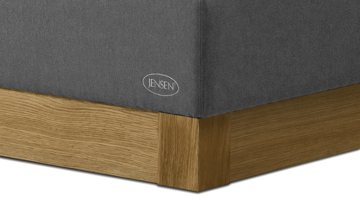 Jensen Mistral sokkel 180x200x14 cm olieret eg