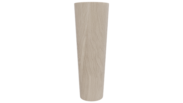 Jensen Conic ben 14 cm hvidpigmenteret eg (4 stk.)