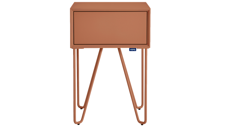 Auping Pixel sengebord 40x60x33 cm (korpus i dusty red)