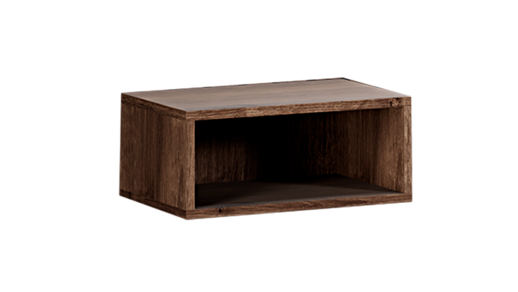 Wonderland Wood sengebord 34x18x23 cm røget egefinér