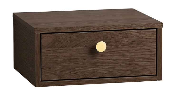 Viva Monfort væghængt sengebord 40x18x30 cm røget eg