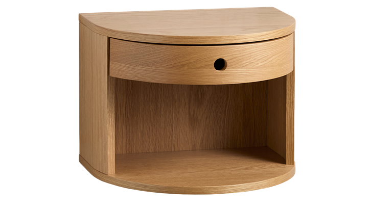 Viva Paron væghængt sengebord 40x30x31,5 cm eg