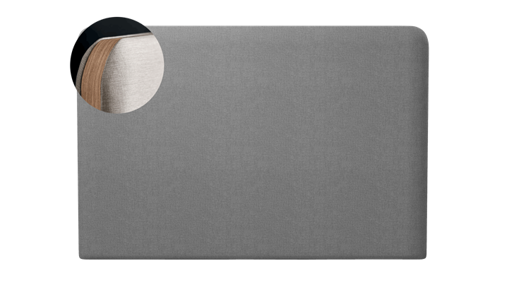 Dunlopillo Pebble gavl 166x125 cm (Smooth tekstil)