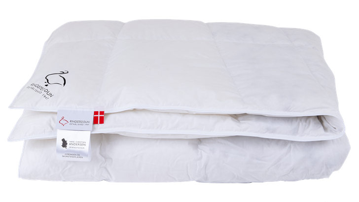 Ringsted Dun Hyrdinden og Skorstensfejeren moskus/edderdunsdyne 140x220 cm lun