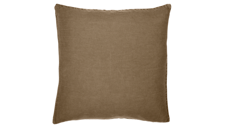 Ib Laursen hør pudebetræk 50x50 cm chocolate