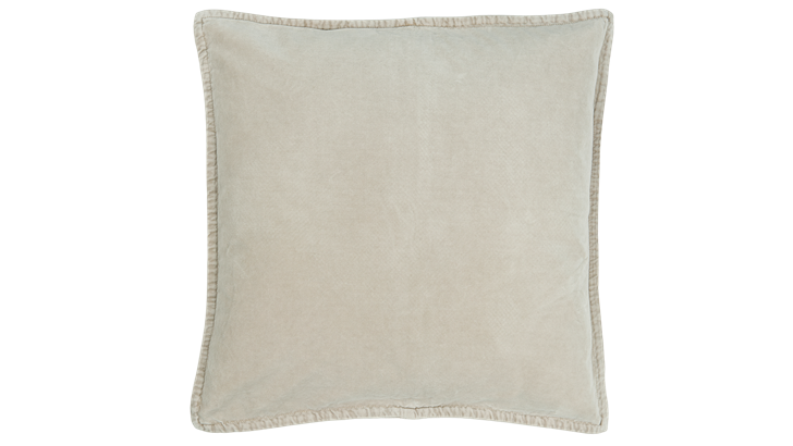 Ib Laursen velour pudebetræk 52x52 cm fog