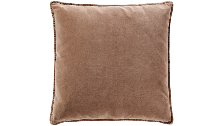 Ib Laursen velour pudebetræk 52x52 cm burned rose