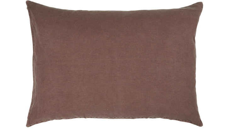 Ib Laursen hør pudebetræk 50x70 cm nutmeg