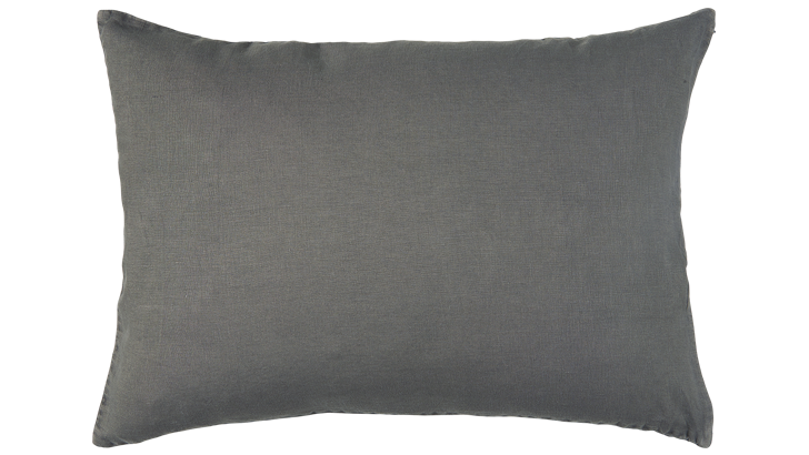 Ib Laursen hør pudebetræk 50x70 cm thunder grey