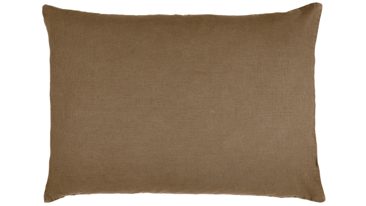 Ib Laursen hør pudebetræk 50x70 cm chocolate