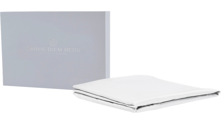 Carpe Diem Beds Storm egyptisk bomuldssatin kuvertlagen 210x210 cm pearl