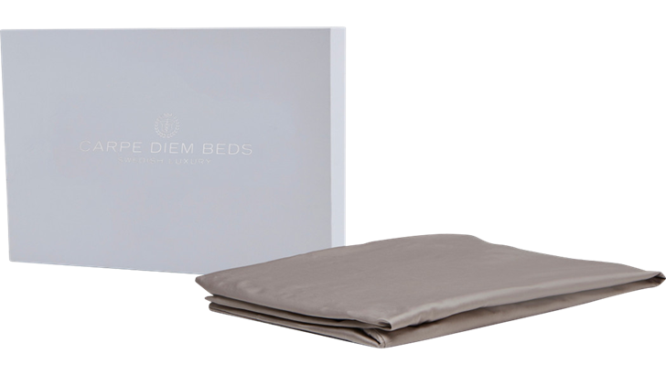 Carpe Diem Beds Storm egyptisk bomuldssatin kuvertlagen 180x200 cm driftwood