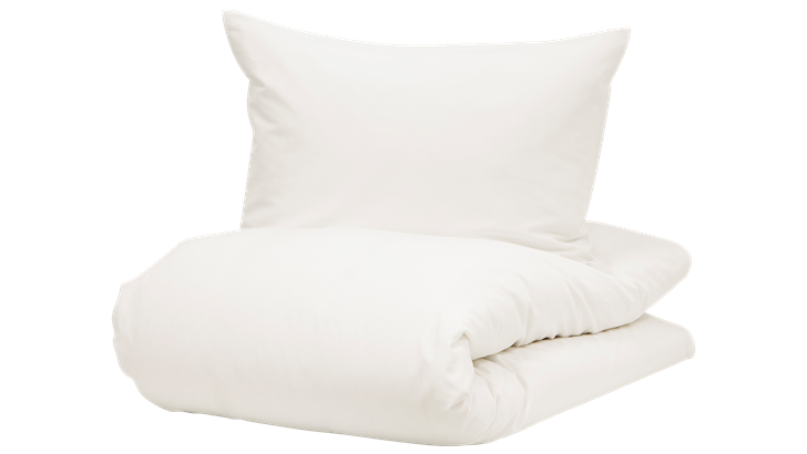 Turiform Enjoy bambus sengetøj 140x220/60x63 cm hvid