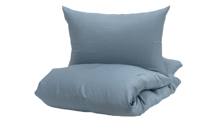 Turiform Enjoy bambus sengetøj 140x220/60x63 cm lyseblå