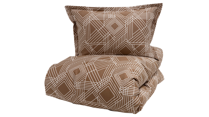 Turiform Lewis sengetøj 140x220/60x63 cm brun