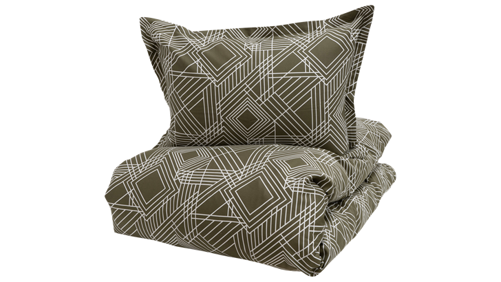 Turiform Lewis sengetøj 200x220/2x60x63 cm grøn