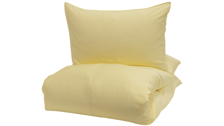 Turiform Enjoy bambus sengetøj 200x220/2x60x63 cm gul