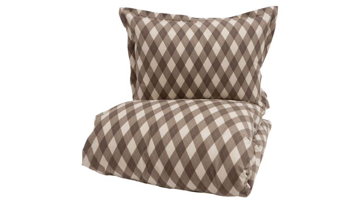 Borås Cotton Charlie sengetøj 140x220/60x63 cm beige