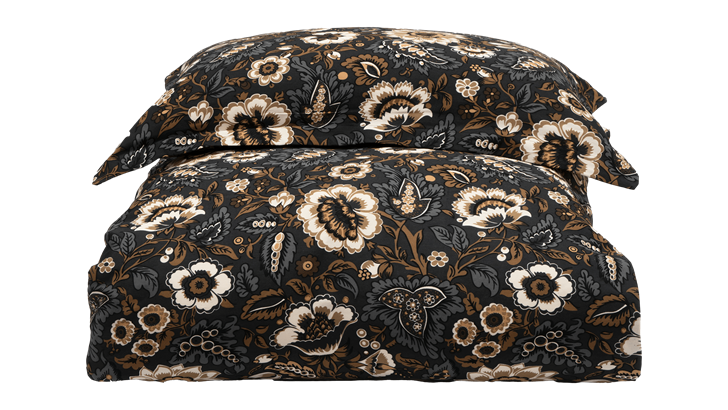 Borås Cotton Livia sengetøj 140x200/60x63 cm grå